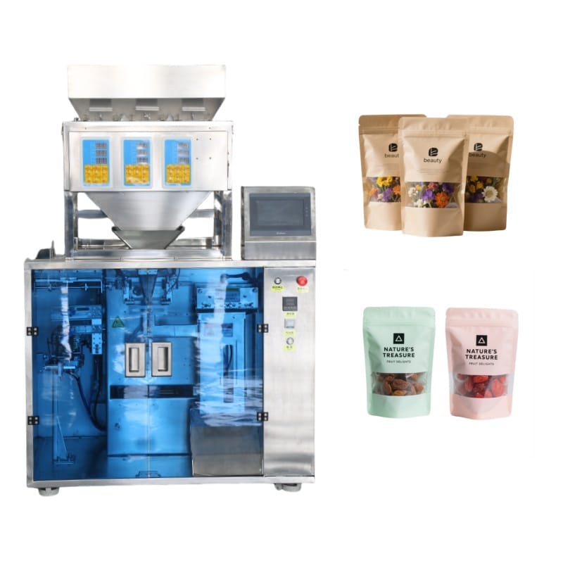 Doypack Stand Up Pouch Filling Sealing Machine Manufacturer | Automatic Bagging System for Coffee, Nuts & Snacks Packaging